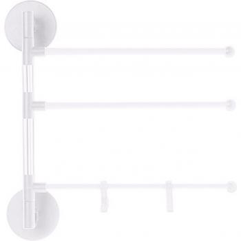 Punch-Free Bathroom Towel Rack