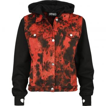 Veste Noëlle Heartless – Jean Femme Noir-Rouge, XS-XXL