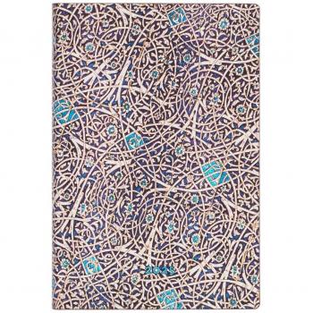 Hartley & Marks Publishers Ltd (Paperblanks) 12-Monatskalender Flexi 2025 Granada-Türkis, Mini, Horizontal
