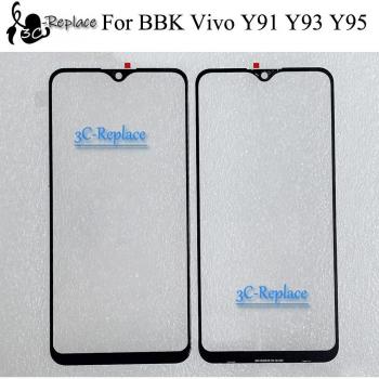 Lentille d'écran 6.2 BBK Vivo Y91/Y91i – verre extérieur, couleur noir/blanc