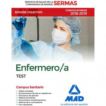 Enfermero/a del Servicio de Salud de la Comunidad de Madrid. Test