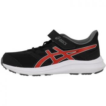 ASICS Jolt 4 PS Scarpe da Running per Bambini Nero con Velcro