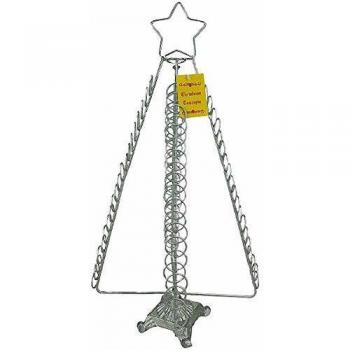 Metal Tree Card Holder 80 Slots – Silver
