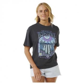 Rip Curl Slow Down Heritage Camiseta Negro, Talla M