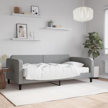 Canapé-lit VidaXL – Tissu Moderne Gris Clair 100x200 cm