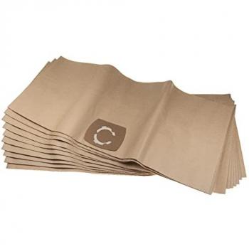 10x sacchetti compatibile con Alutec nts 30 ew, nts 30 kw aspirapolvere - in carta, 33,1cm x 77.7cm - Vhbw