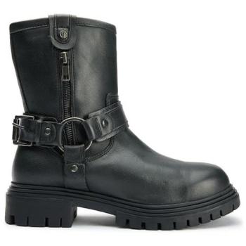 Bottes Anklets Noires Lotus