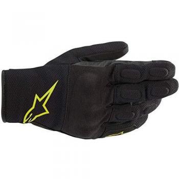 Guantes ALPINESTARS S Max Drystar Negro Amarillo Fluor