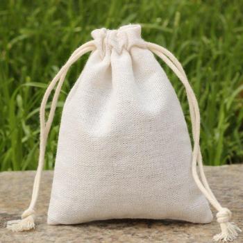 Sac Jute Blanc Festif 6 Tailles