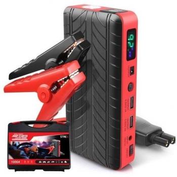 Strex Jumpstarter 12V - 1000A / 18 000 mAh - Démarreur de voiture multifonction