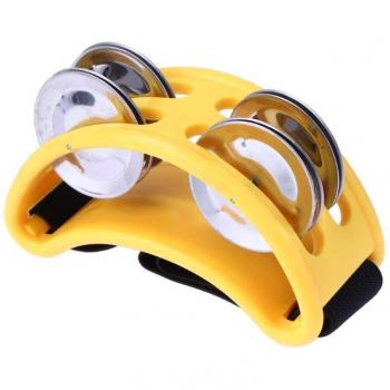 Cajon Drum with Hand and Foot Tambourine