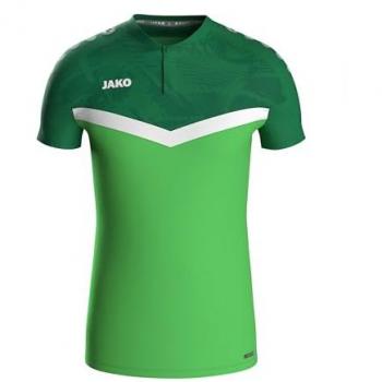 JAKO Herren Polo Iconic S Grün (Sportgrün)