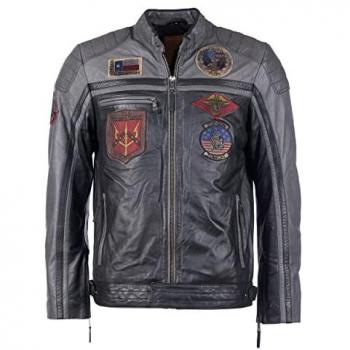 Top Gun Premium Lederen Jas TGJ1005 – Luxe Comfort