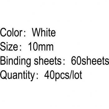 A4 Loose-Leaf File Aprons 40Pcs Colorful PVC