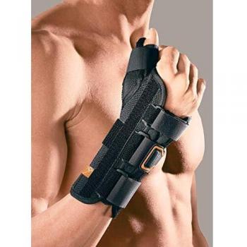 Ro+ten-Orthoservice MP1117R Polsiera apribile con presa pollice destro, Nero