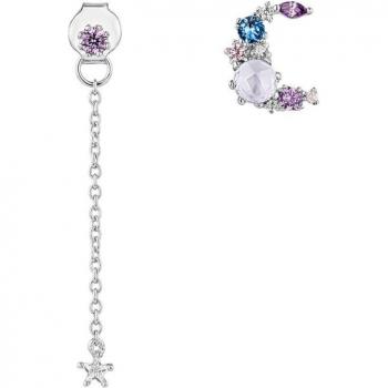 Earcandy Candy Moon – Pendientes de Plata 925 con acabado ródio