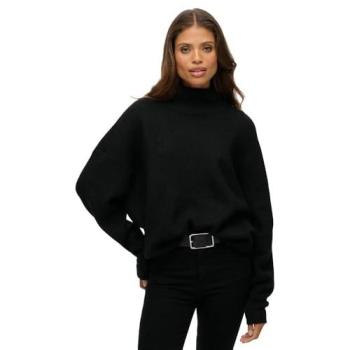 Jersey slouchy negro para mujer Superdry