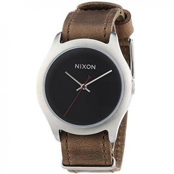 Nixon Frauenuhr „Brown Leather“ – analoges Quarzwerk in Leder (Mod A428400‑00)