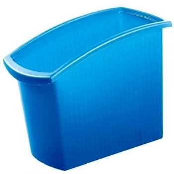 HAN MONDO Papierkorb 18,0 l blau, transluzent
