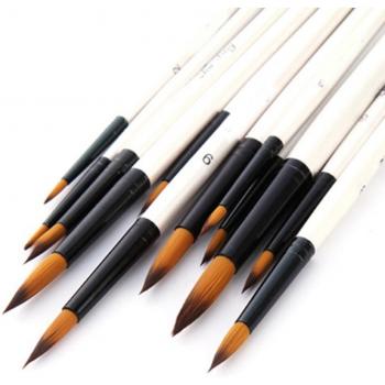 12 Pcs Painting Brushes Set