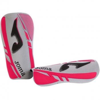 Brillo Suave Joma Espinilleras Blanco-Fucsia