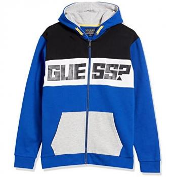 Felpa Guess Blue Zip 16 Anni