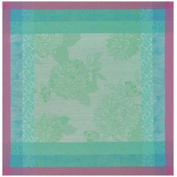 Serviette de Table Coton Vert Jacquard Français