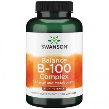 Swanson Balance B100 Complex Capsules, 100 Units