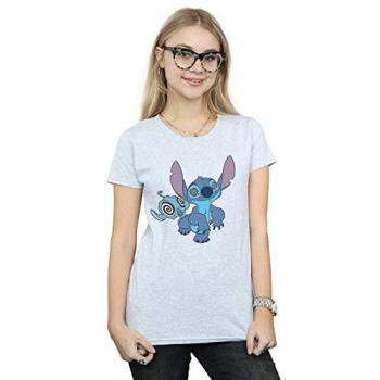 Disney Hypnotized Lilo & Stitch Shirt, Grey, Women's
