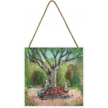 Joe Ramm Roundabout Conversation Block 20cm Green/Brown