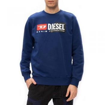 Diesel Herren Sweatshirt Blau Marine, Größe XL