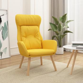 Chaise Relaxation VidaXL Moutarde