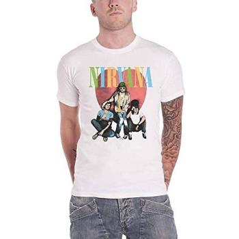 Nirvana Trapper Hat Shirt – 100% Cotton Jersey, L, White