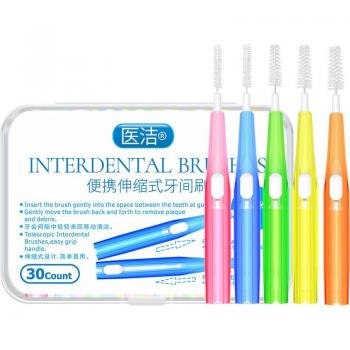 Brosses Interdentaires Retractables – Kit 30 pièces