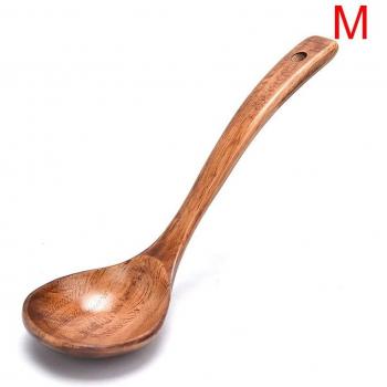 Large Wooden Soup Ladle