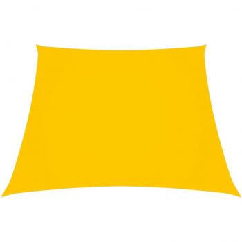 Sombrilla Trapezoidal de Lona Oxford Amarilla 2/4x3 m