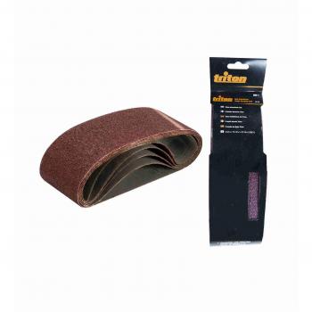 Triton Schleifbänder 76 x 553 mm K80 – 5 Stück für Bandschleifer