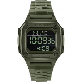 Orologio Digitale Philipp Plein Hyper $hock Verde Unisex 44mm PWHAA0421