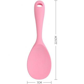 Antiaanbak Siliconen Lepel voor Rijst en Aardappelpuree