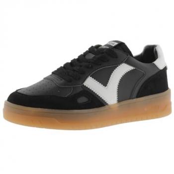 Seúl Victoria Sneakers Efecto Piel con Contraste