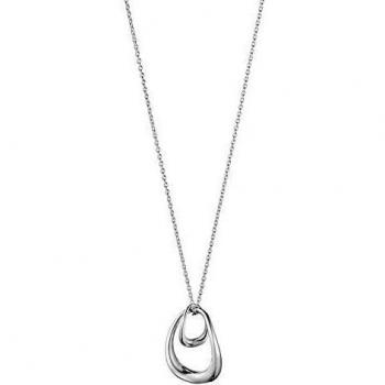 Georg Jensen Interlocking Large Silver Necklace