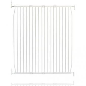 Safetots UltraTall White Screw‑Fit Baby Gate (110–120 cm)