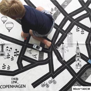 City Road Play Mat for Kids