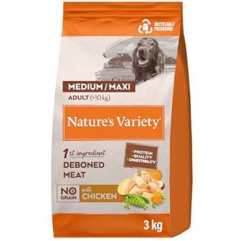 Pienso Natural Adulto Medio Sin Cereales – N.V. Pollo 3 kg