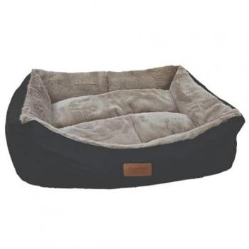 HugglePets Luxury Plush Dog Lounger Bed
