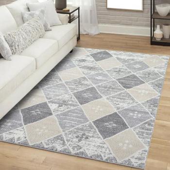 Carpet City Teppich »FLAIR179«, rechteckig, 11 mm Höhe, Kurzflor-Teppich, Skandi-Stil