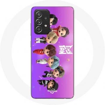 Coque - Maniacase - Samsung Galaxy A52 - BTS TinyTAN - Silicone - Souple