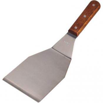 RVS Pizza Schop met Houten Handvat