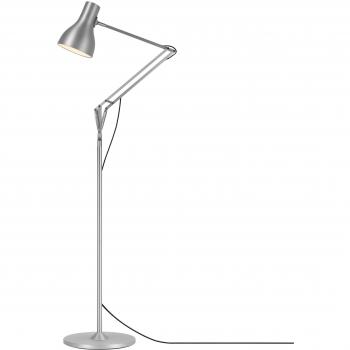 Anglepoise Type 75 Floor Lamp with Silver Lustre Finish