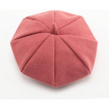 Girls' Stretch Knitted Beret - Adjustable Winter Hat